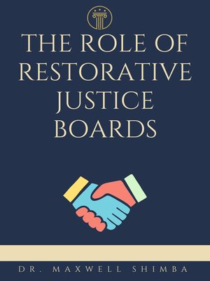 cover image of The Role of Restorative Justice Boards
